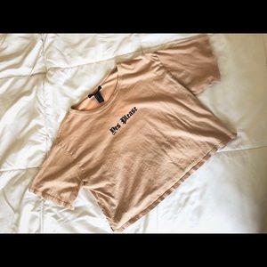 Tie Dye Bleached Crop Top